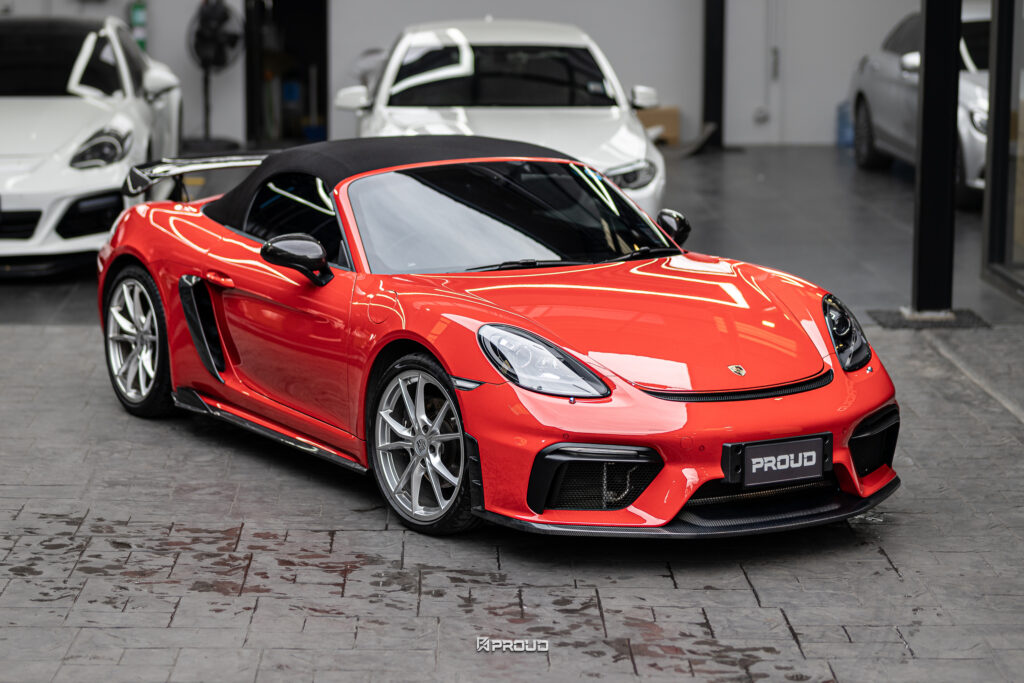 ชุดแต่งแปลงโฉม Porsche 718 Boxster เป็น GT4 Full Bodykits