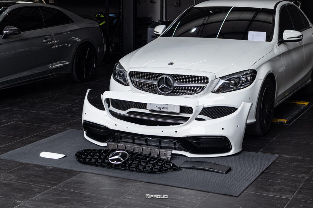 ชุดแต่งแปลงโฉม Benz C Class W205 เป็น C63 AMG รอบคัน