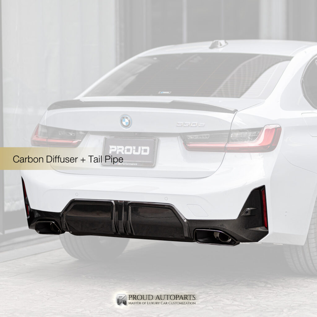 ชุดแต่งคาร์บอนรอบคัน BMW 3 Series G20 LCI Full Carbon Parts