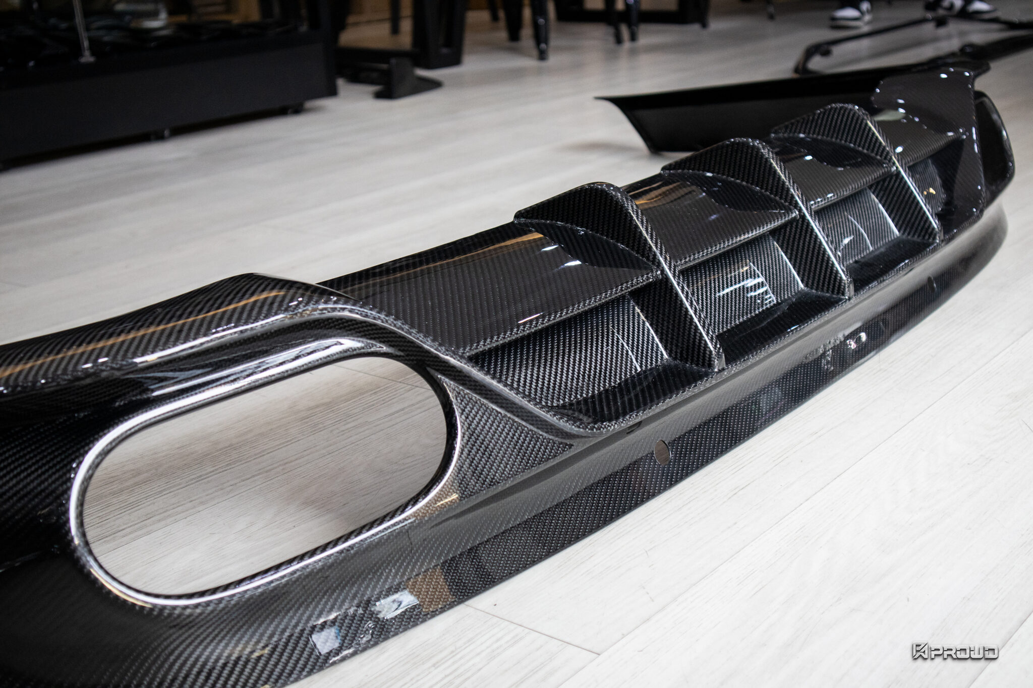 ดิฟฟิวเซอร์ FD Design Carbon Diffuser - Benz CLS C257 • Proud Auto Parts