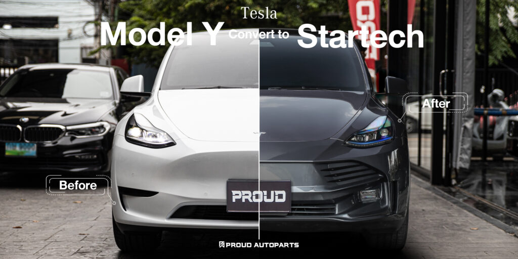 ชุดแต่งแปลงโฉม Tesla Model Y เป็น Startech รอบคัน