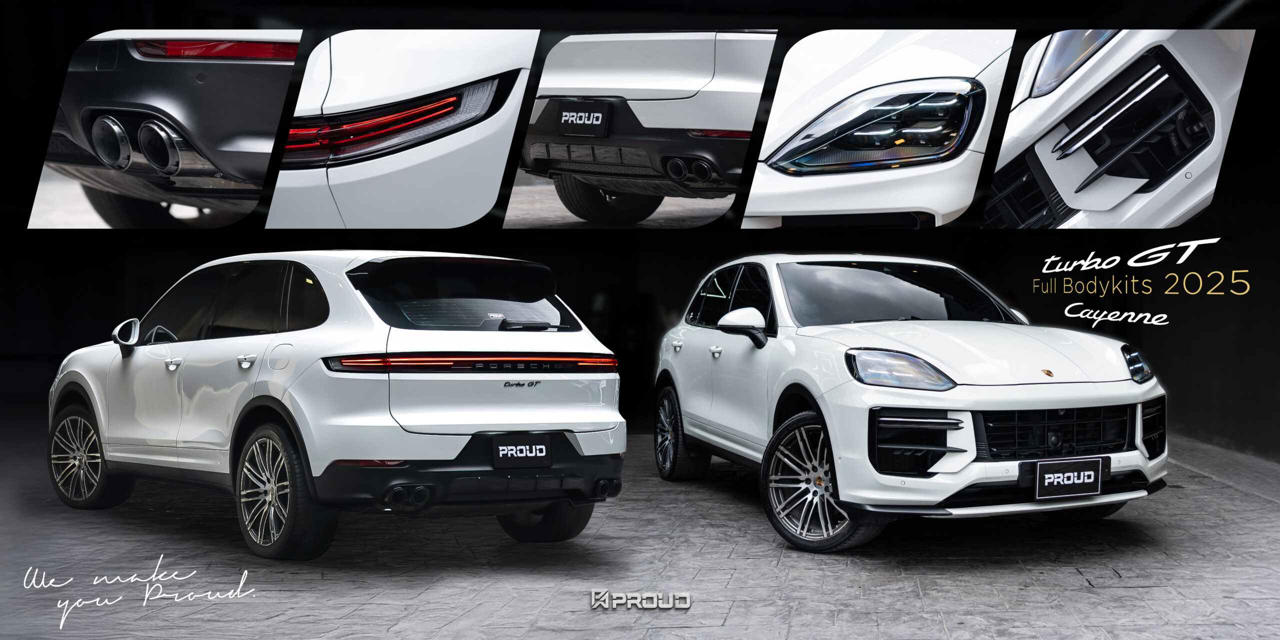 ชุดแต่งแปลงโฉม CAYENNE 958 เป็น TURBO GT 2025