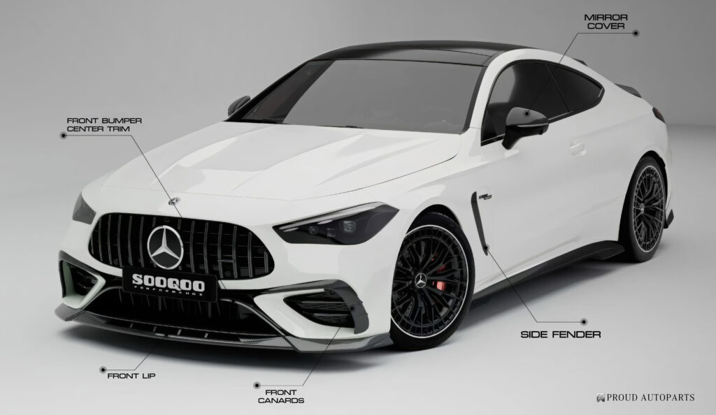 ชุดแต่ง SOOQOO คาร์บอนรอบคัน Benz CLE53 C236 (2025)