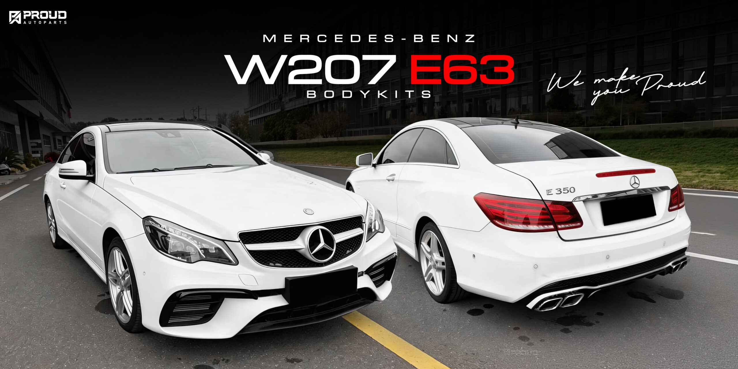 ชุดแต่งรอบคัน E63 สำหรับ Benz E-Class W207