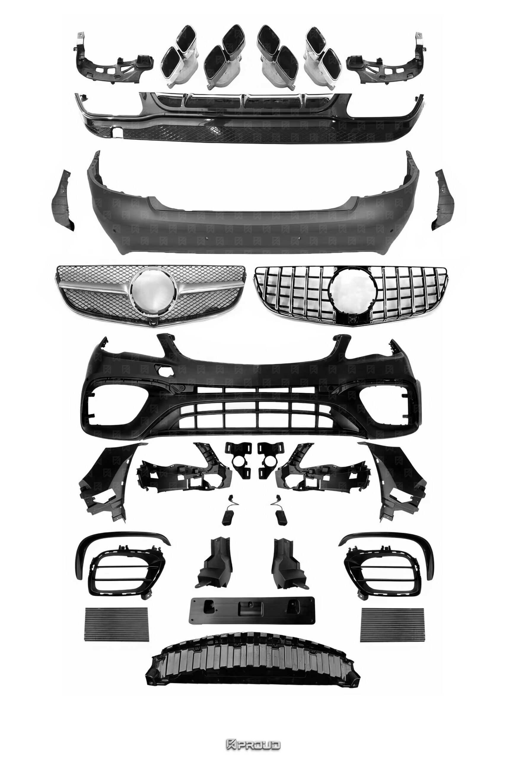 ชุดแต่งรอบคัน E63 สำหรับ Benz E-Class W207